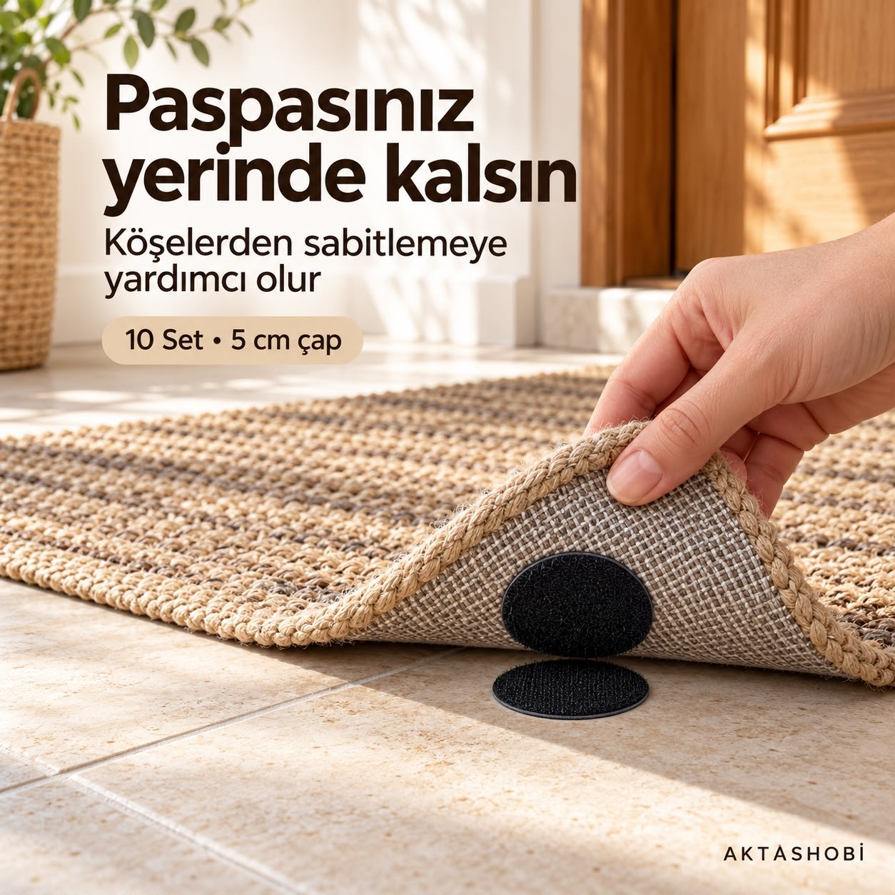 Halı, Kilim ve Paspas Kaydırmaz Cırt – 10 Set
