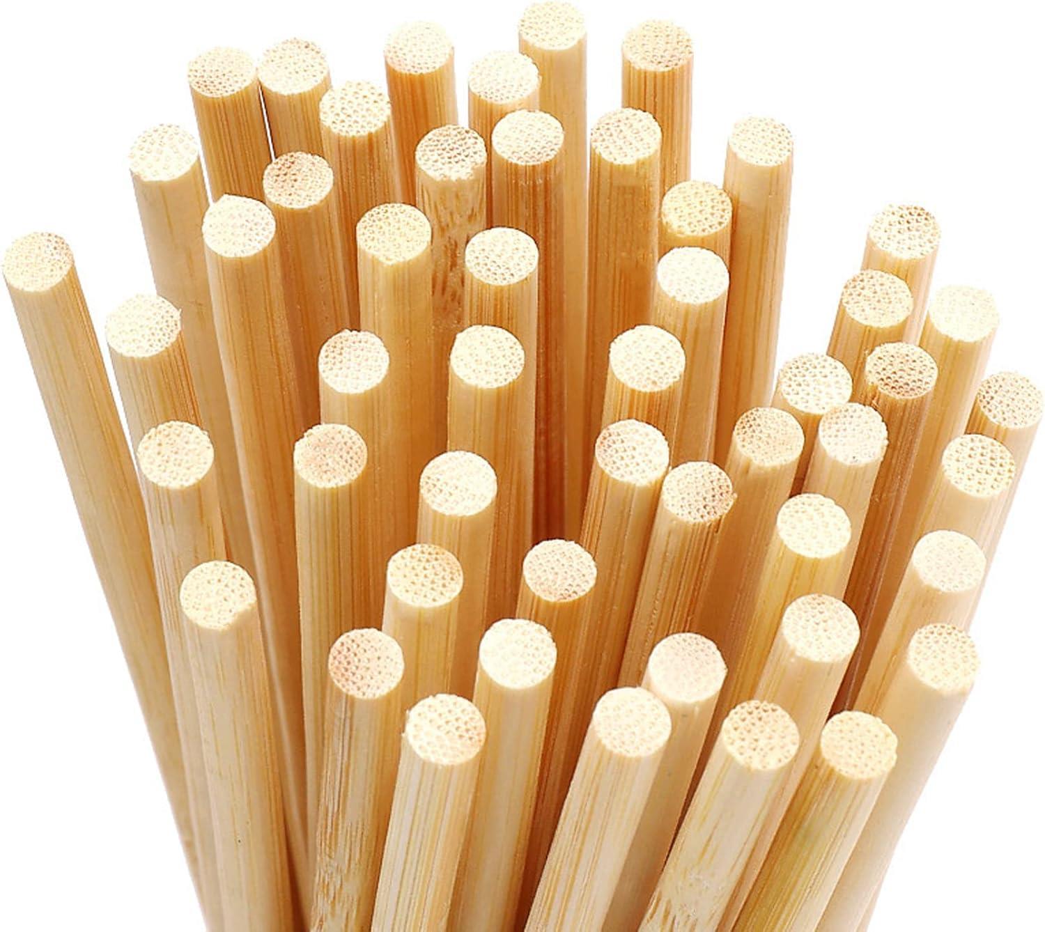 Ham Ahşap Bambu Şiş Çubuklar (100 Adet)