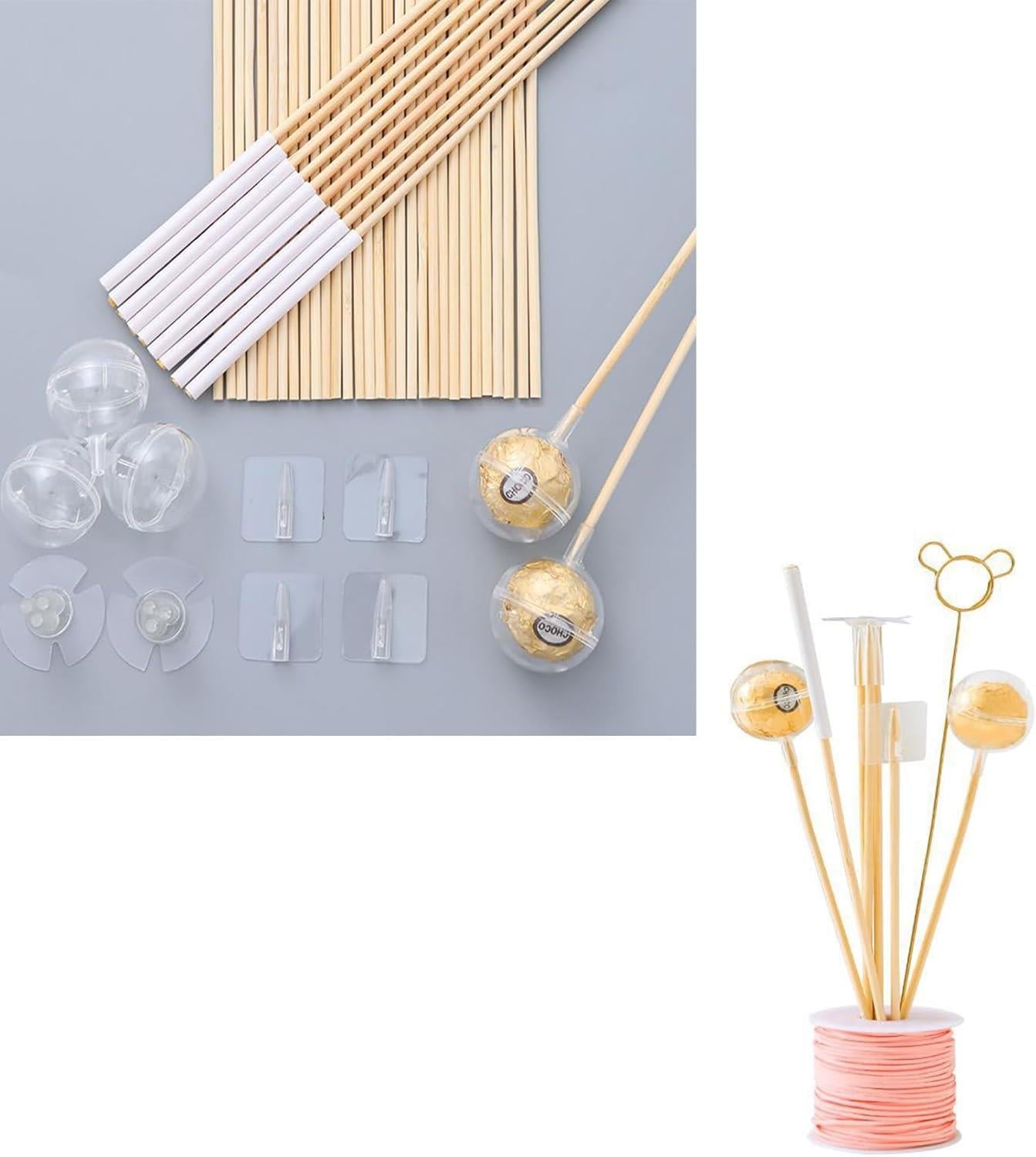 Ham Ahşap Bambu Şiş Çubuklar (100 Adet)