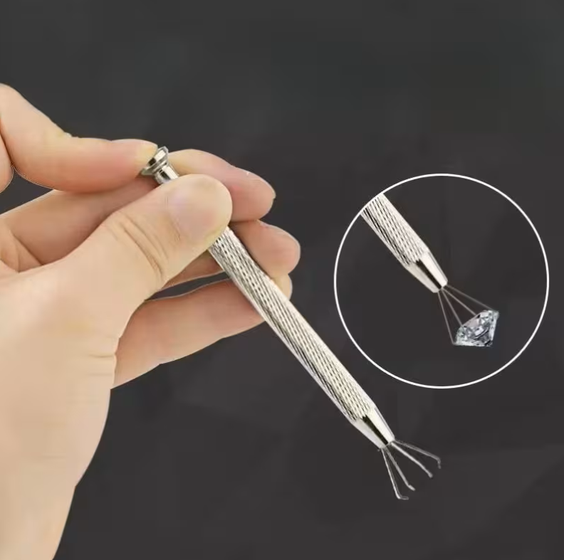 Hassas Çelik 4 Pençeli Cımbız Silver - 12 CM