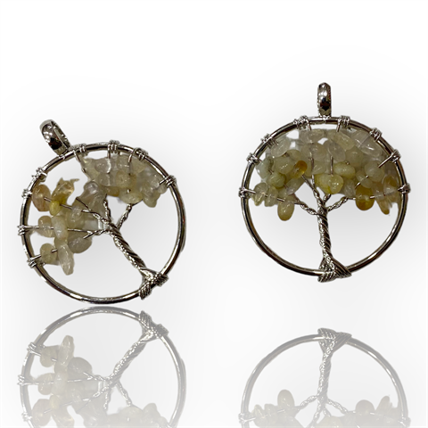 Hayat Ağacı Kristal Kuvars Uç Model