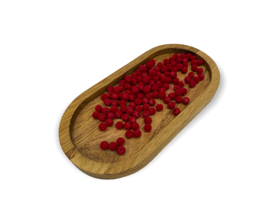 Kadife Boncuklar 6 MM / 10 Gram Paket - 02