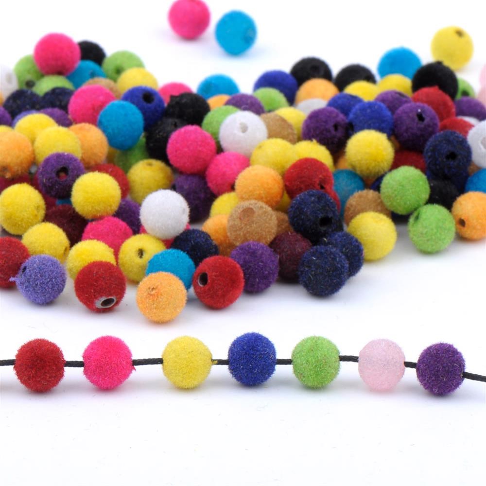 Kadife Boncuklar Miks Paket 10 Gram
