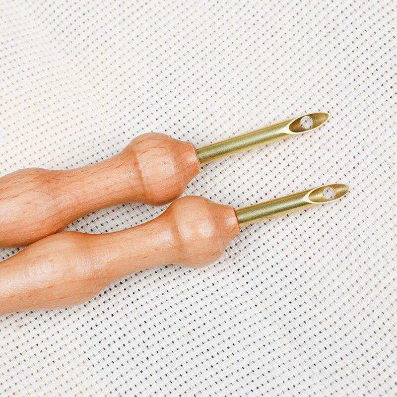 Kalın Uçlu Ahşap Panç İğnesi - Punch Needle