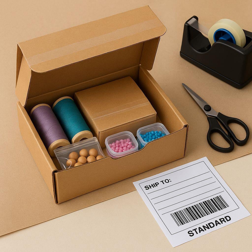 Kapaklı 9x6x16 Kraft Kutu