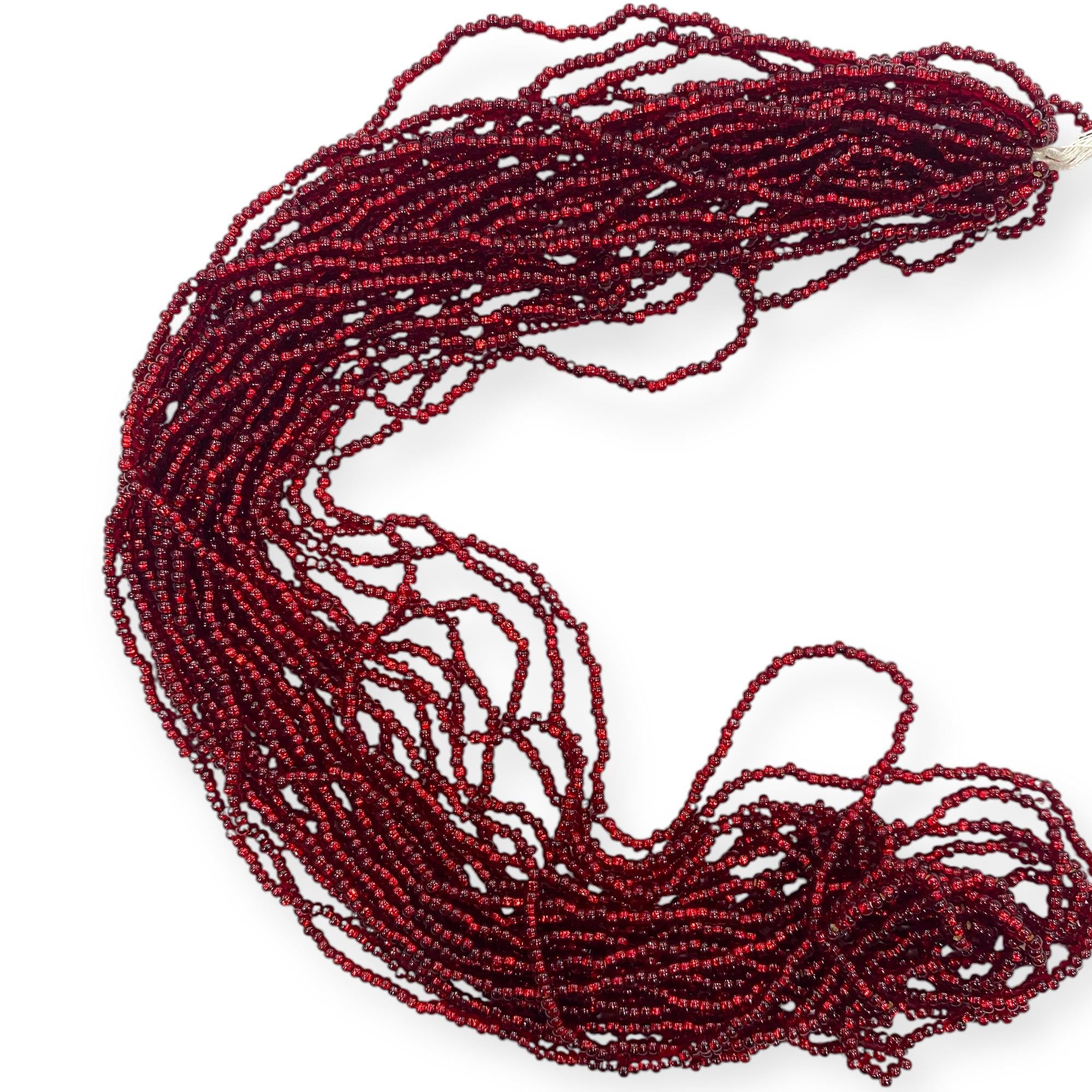 Kızıl Şeffaf Kum Boncuk