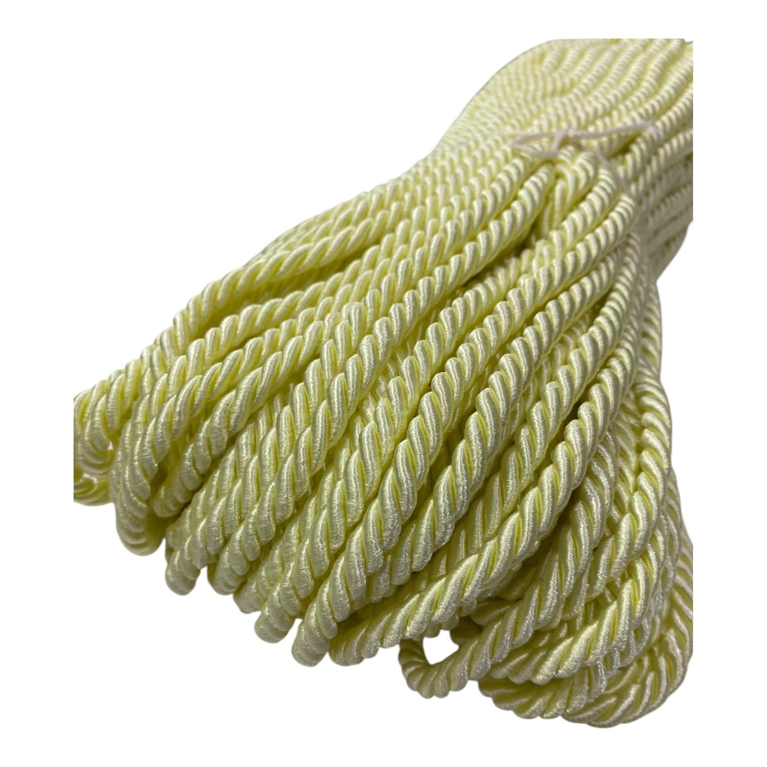 Kordon Halat İp 5 Metre Limon Sarısı - 6 MM