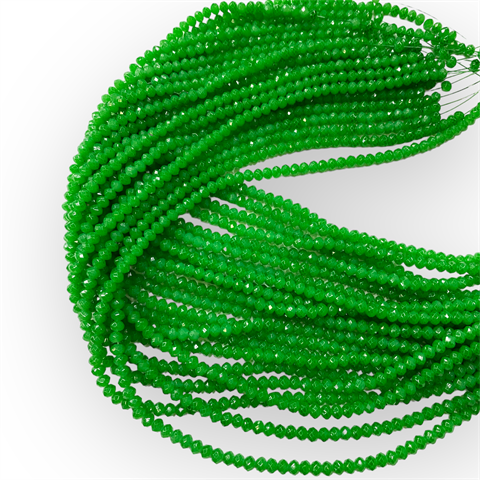Kristal Boncuk, Yeşil 4 MM