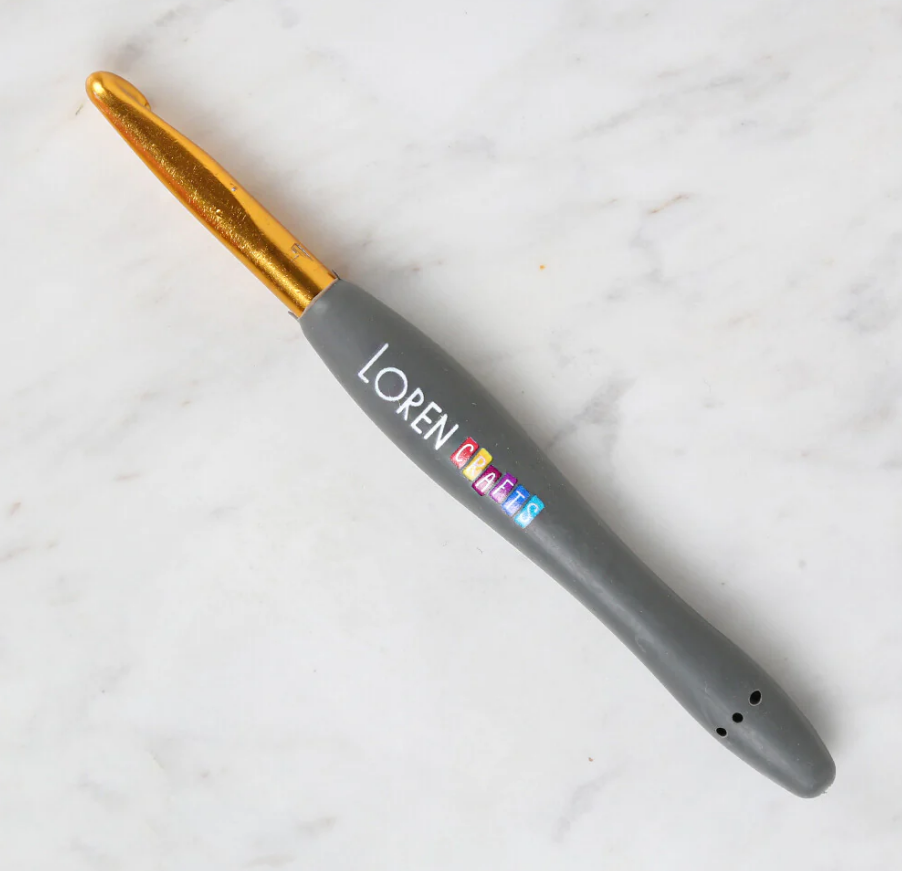 Loren Crafts 7 mm Altın Uçlu Yumuşak Saplı Yün Tığ