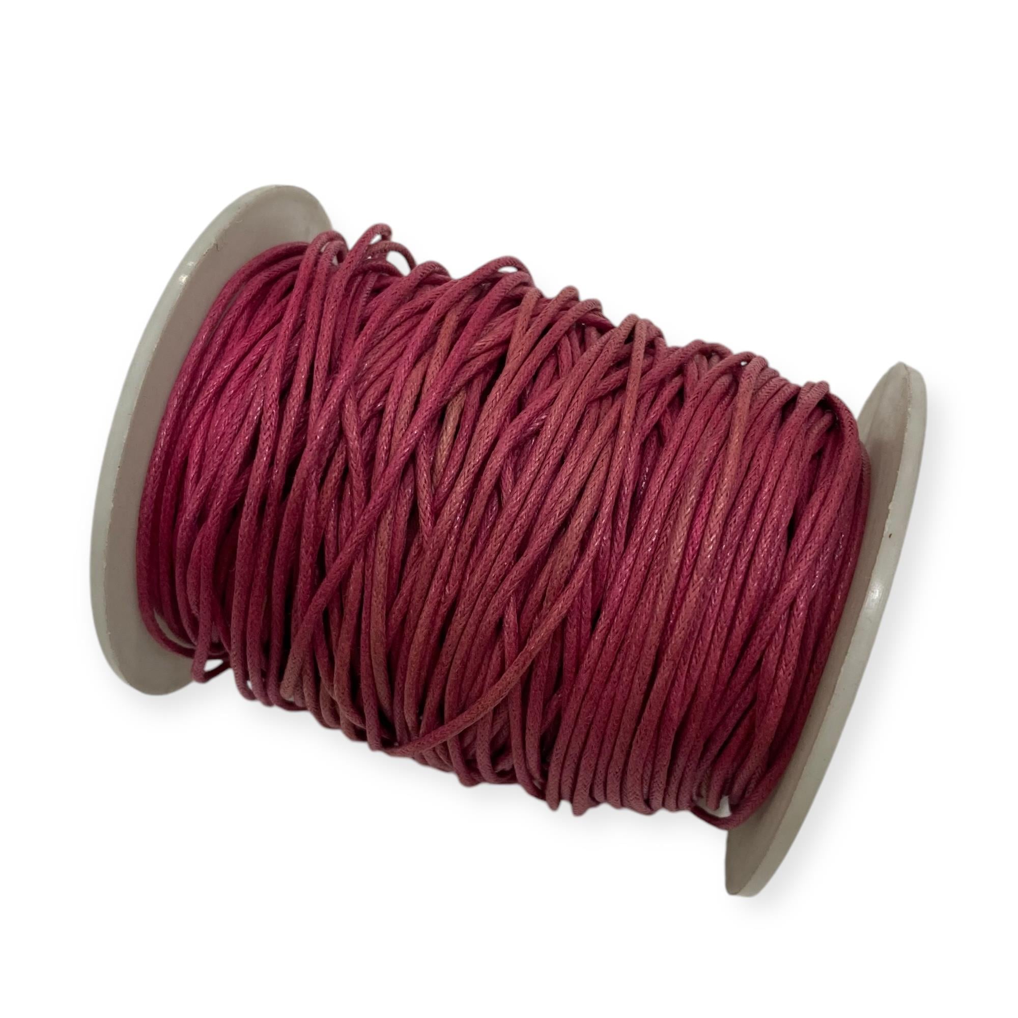 Makrome, Deri Görünümlü 1.5 MM Kore İp Bordo