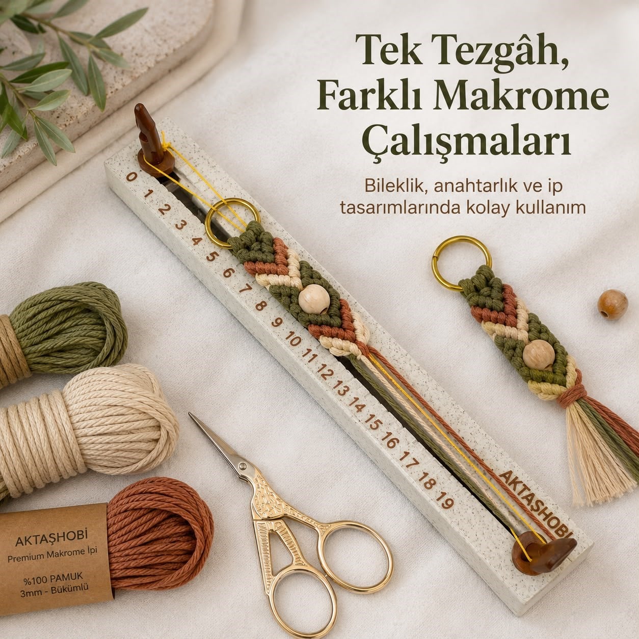 Makrome Tasarım, Ölçü ve Sabitleme Tezgahı No:1