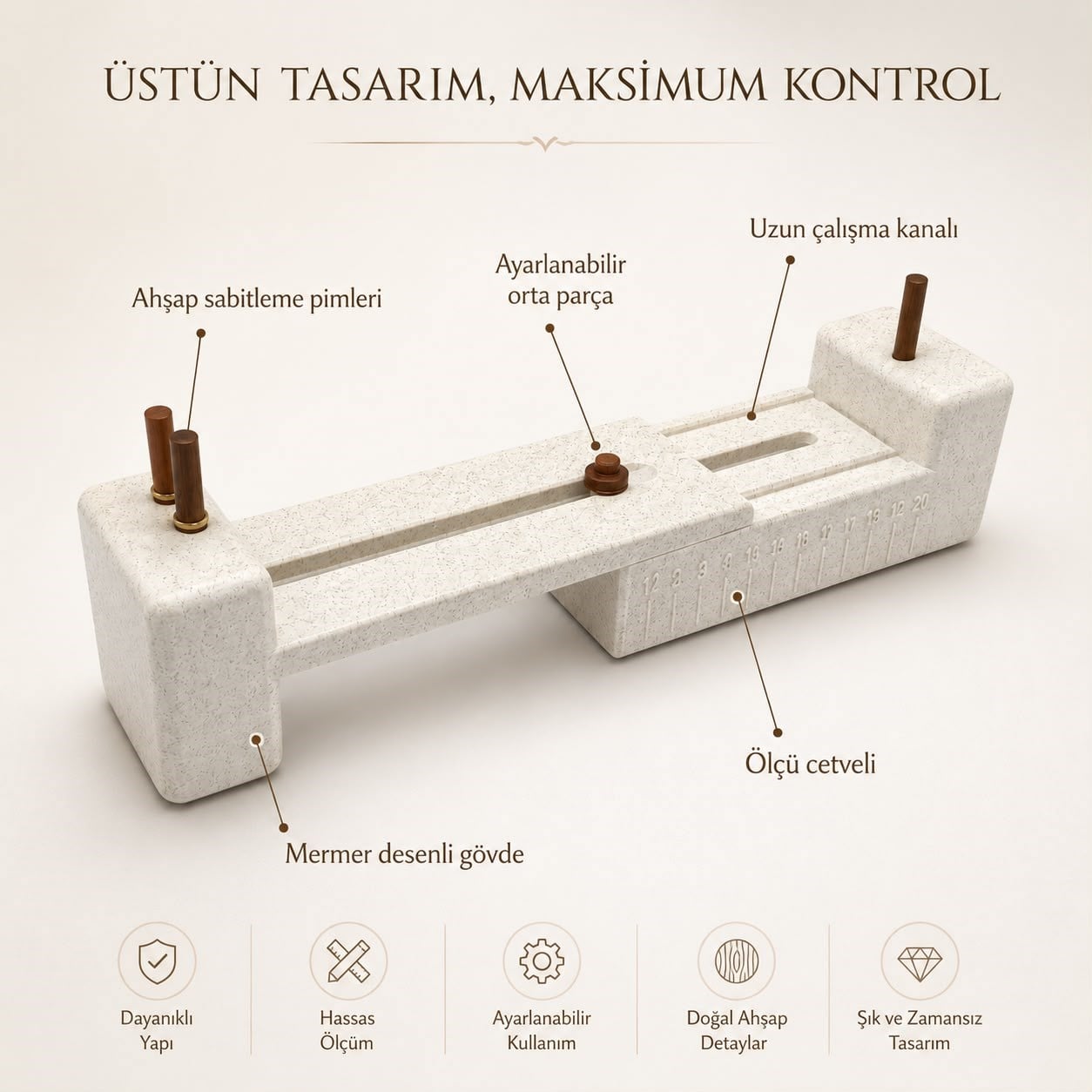 Makrome Tasarım, Ölçü ve Sabitleme Tezgahı No:3