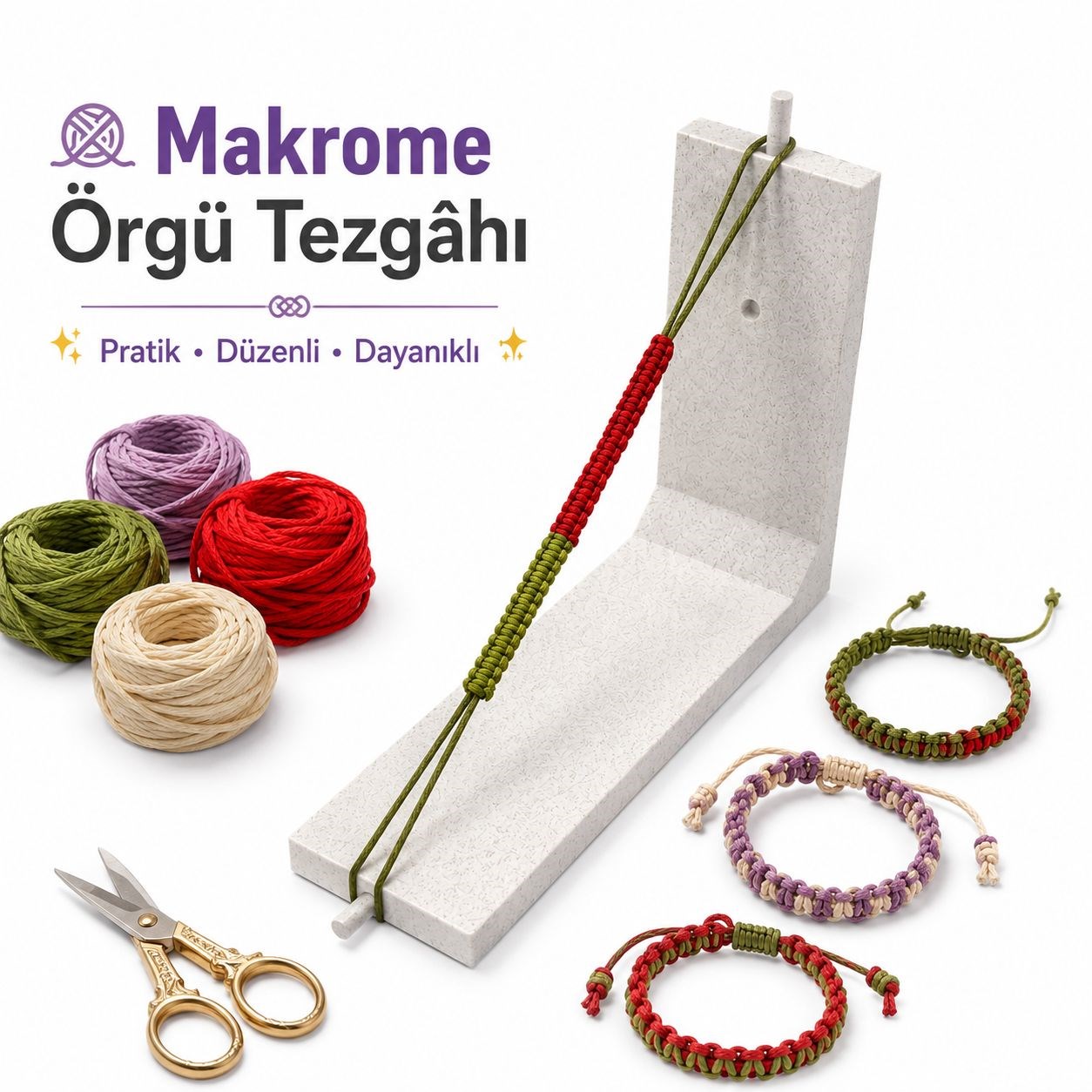 Makrome Tasarım, Ölçü ve Sabitleme Tezgahı No:2