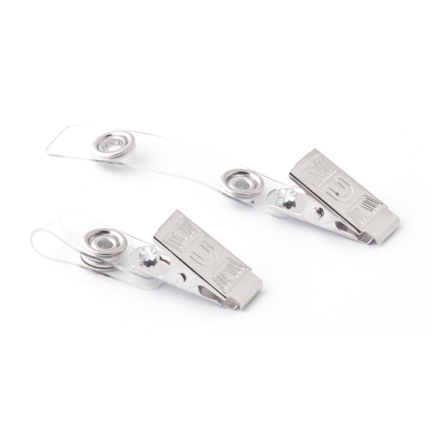 Maşalı Tip - Metal  Kart, Yaka Askılığı Klips