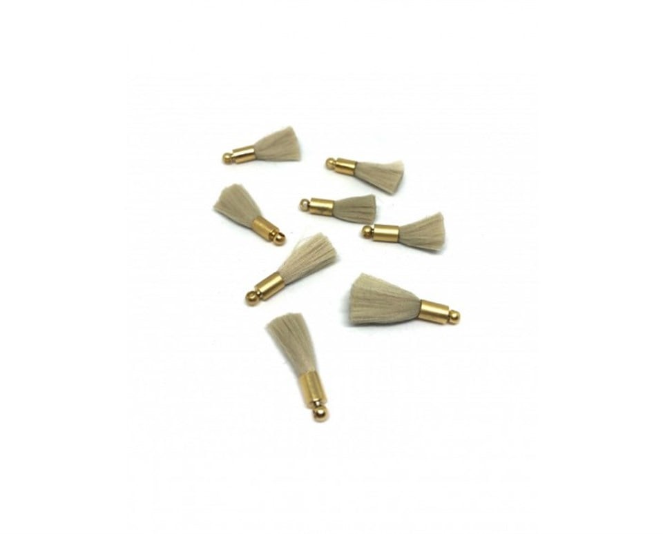 Metal Başlıklı Mini Püsküller / 2 ADET Paket - 16