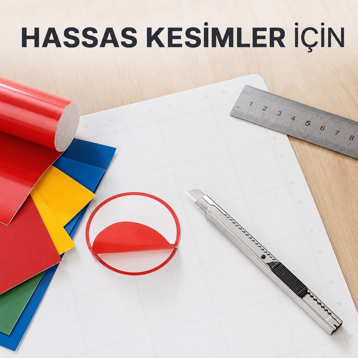 Çelik Gövde Keskin Maket Bıçağı