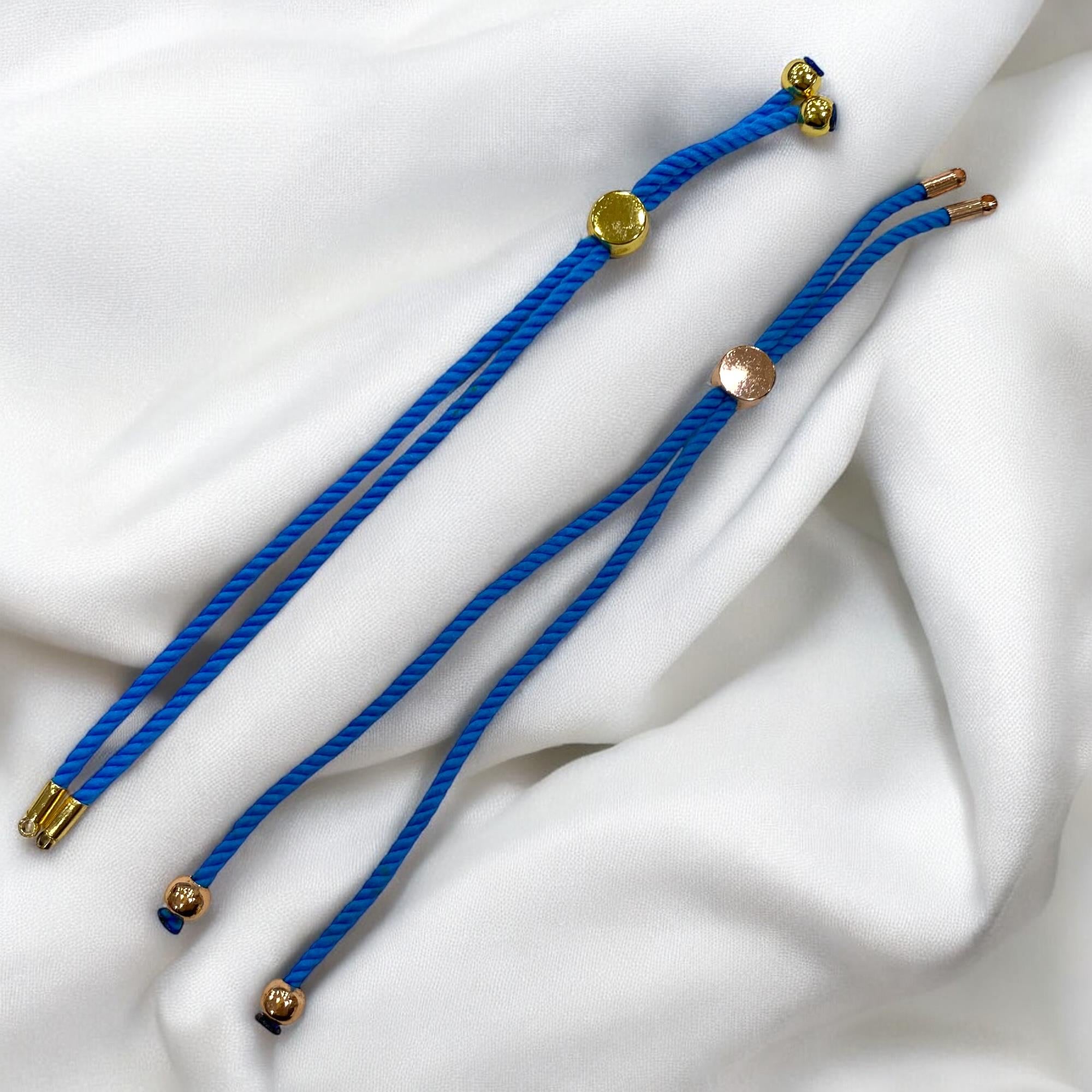 Metal Uçlu Asansörlü Bileklik İp Okyanus