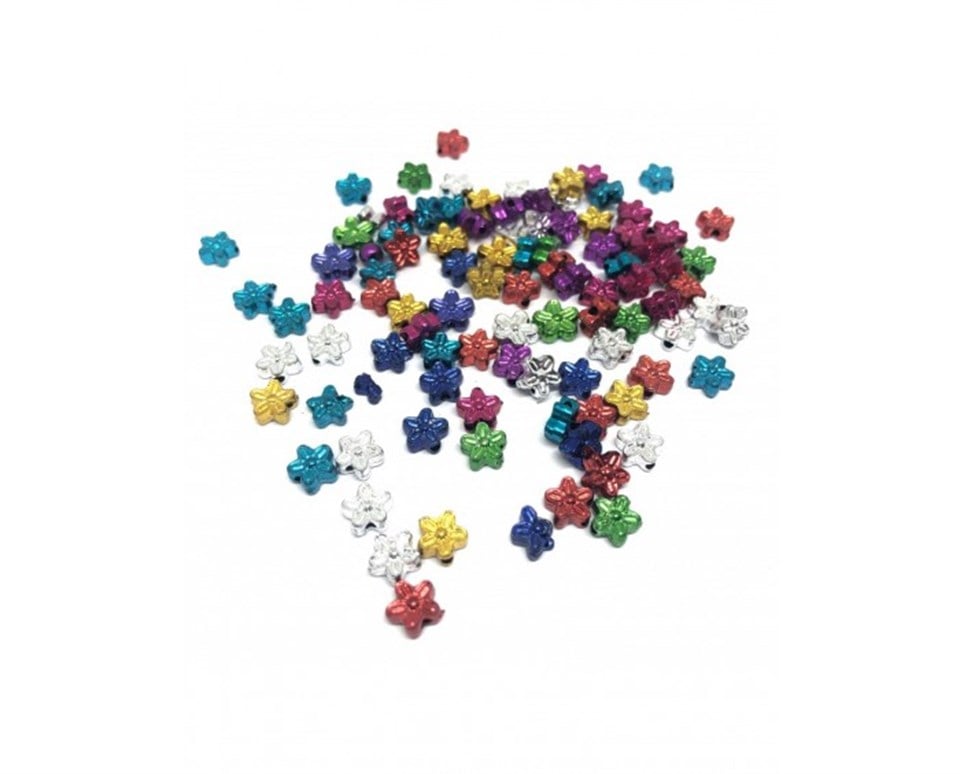 Metalize Renkli Boncuklar / 20 Gr Paket - 11