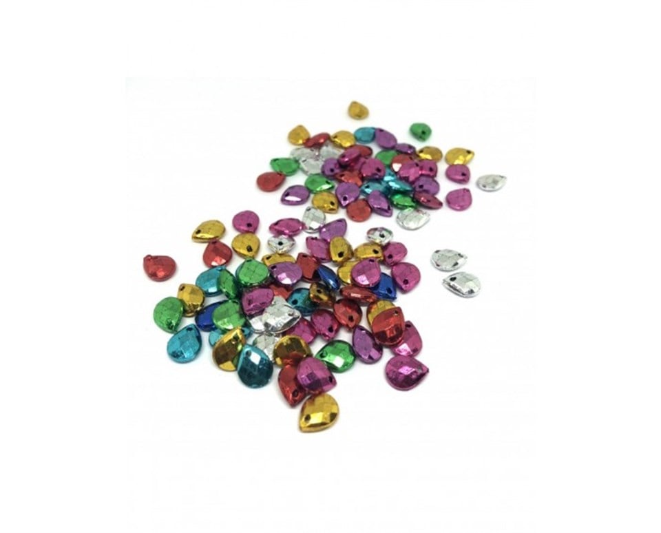 Metalize Renkli Boncuklar / 20 Gr Paket - 13