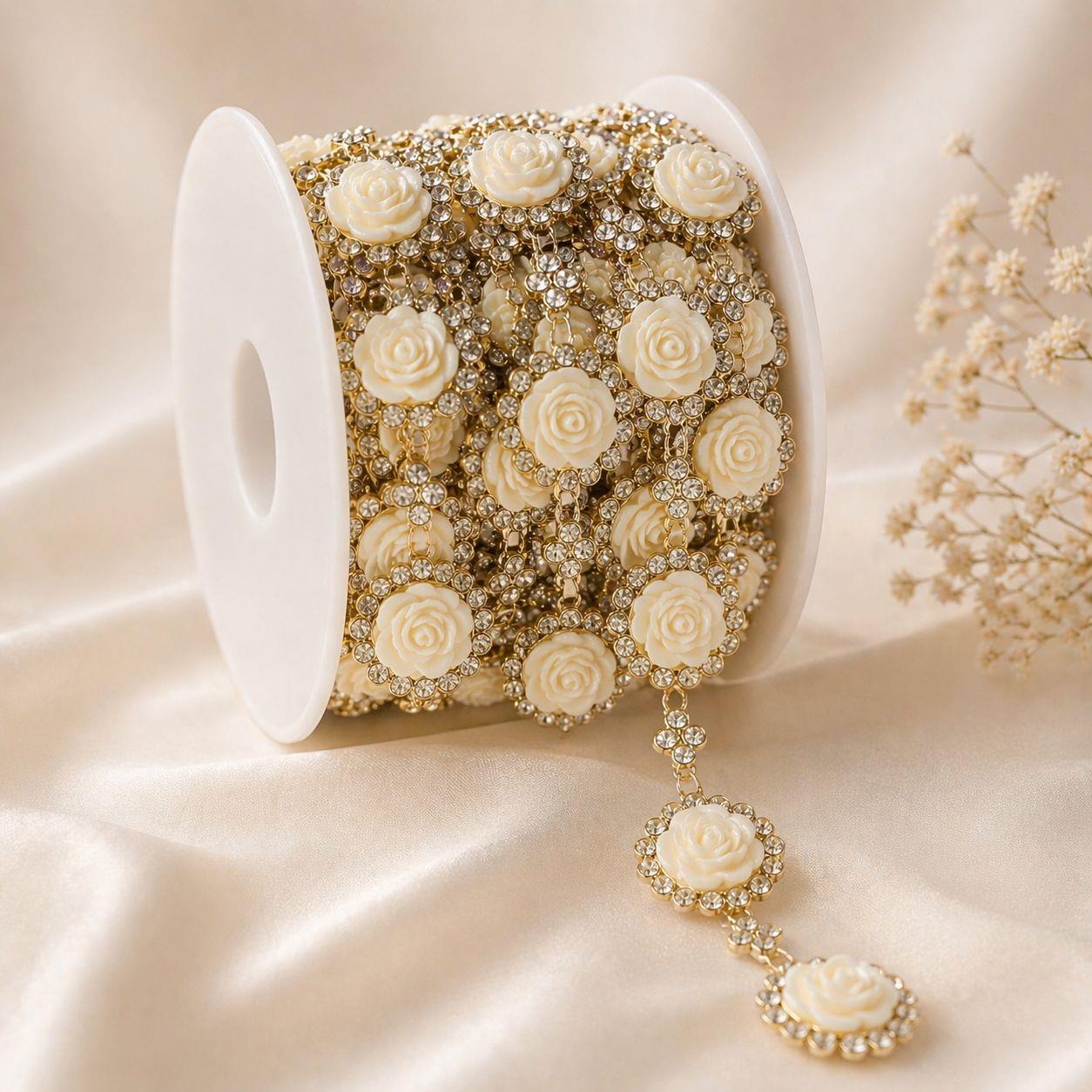 Metrelik Swarovski Gül 50 cm 