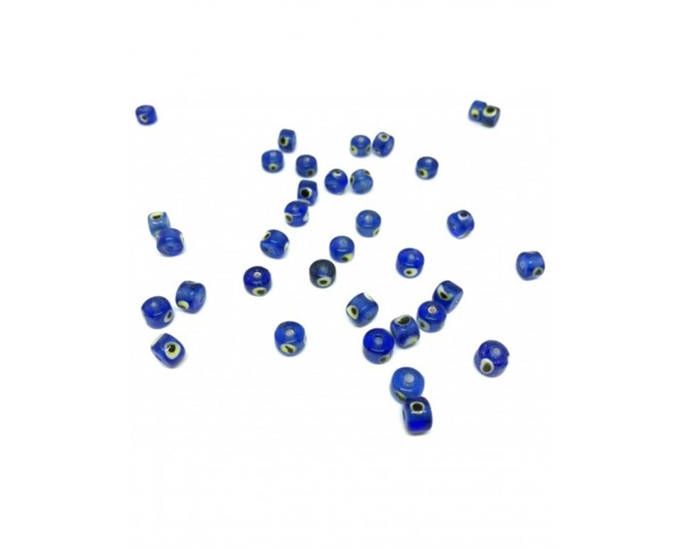 Mini Cam Nazar Boncuk Model 0,8 MM / 10 ADET Paket