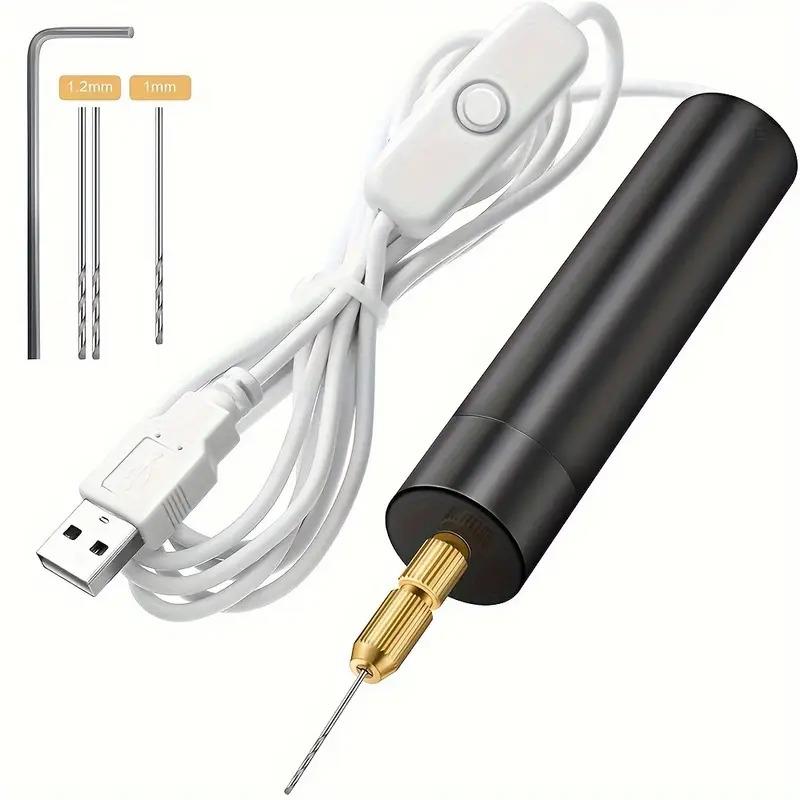 Mini Elektrikli El Tipi Matkap – USB Bağlantılı, Taşınabilir ve Pratik