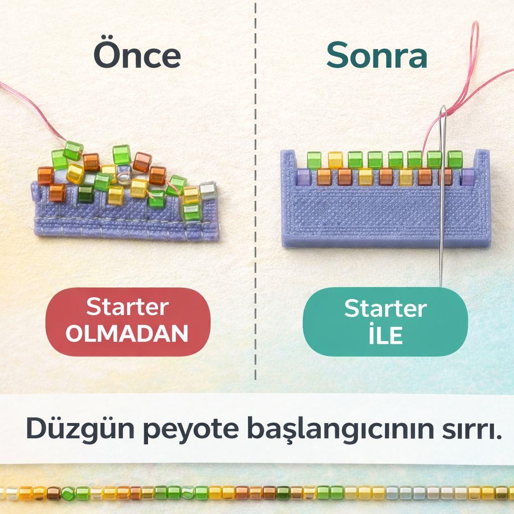 Miyuki Delica Peyote Başlangıç Aparatı + İğne