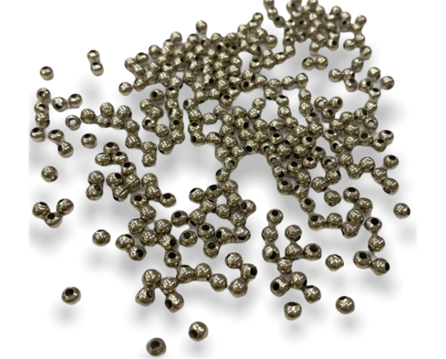 Nikel Bafon Boncuk Model 4 MM - 5 Gram Paket