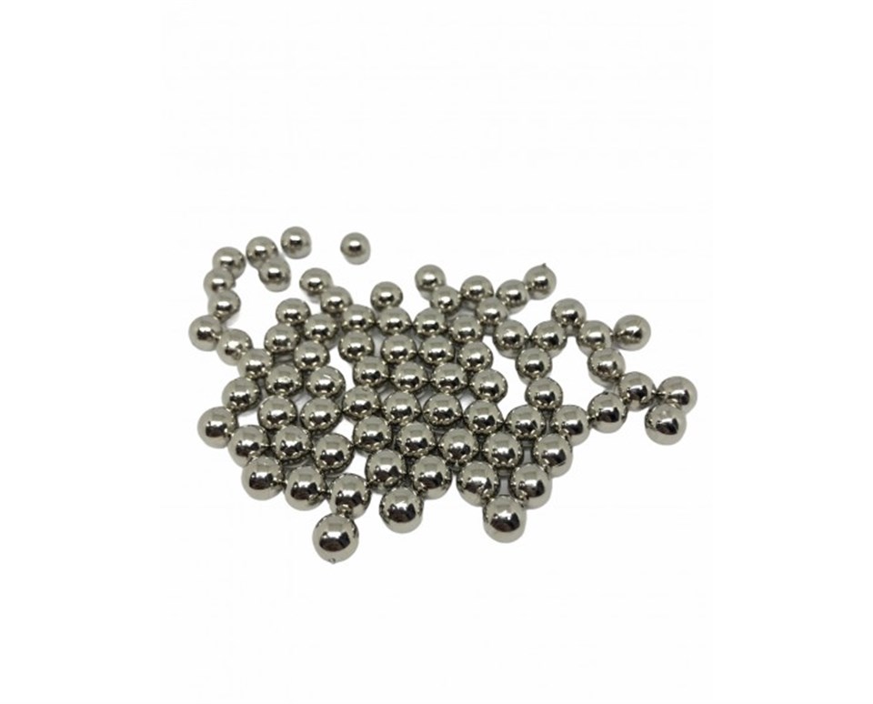 Nikel Deliksiz Bafon Boncuk Model 8 MM - 10 Gram Paket