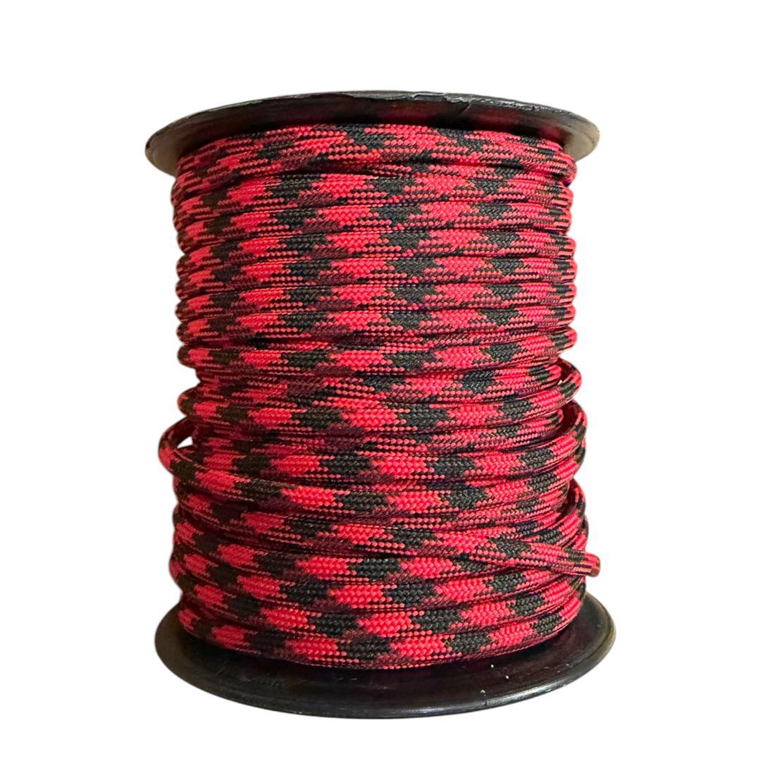 Paracord 3 MM Makrome İp - Alacalı Bordo Geçiş