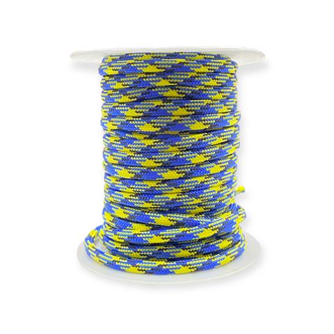 Paracord trend Makrome İp Alacalı Sarı ve Mavi