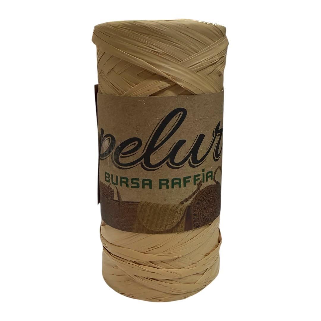 Pelur Bursa Hasır Raffia Çanta ve Örgü İpi 150GR. 