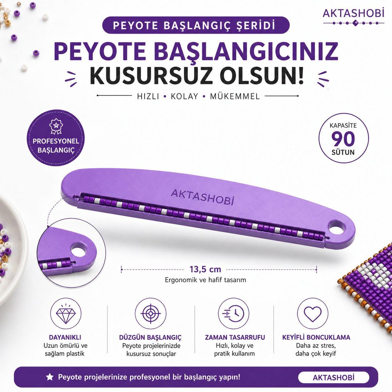 PeyotePro - Üçlü Peyote Başlangıç Şeridi