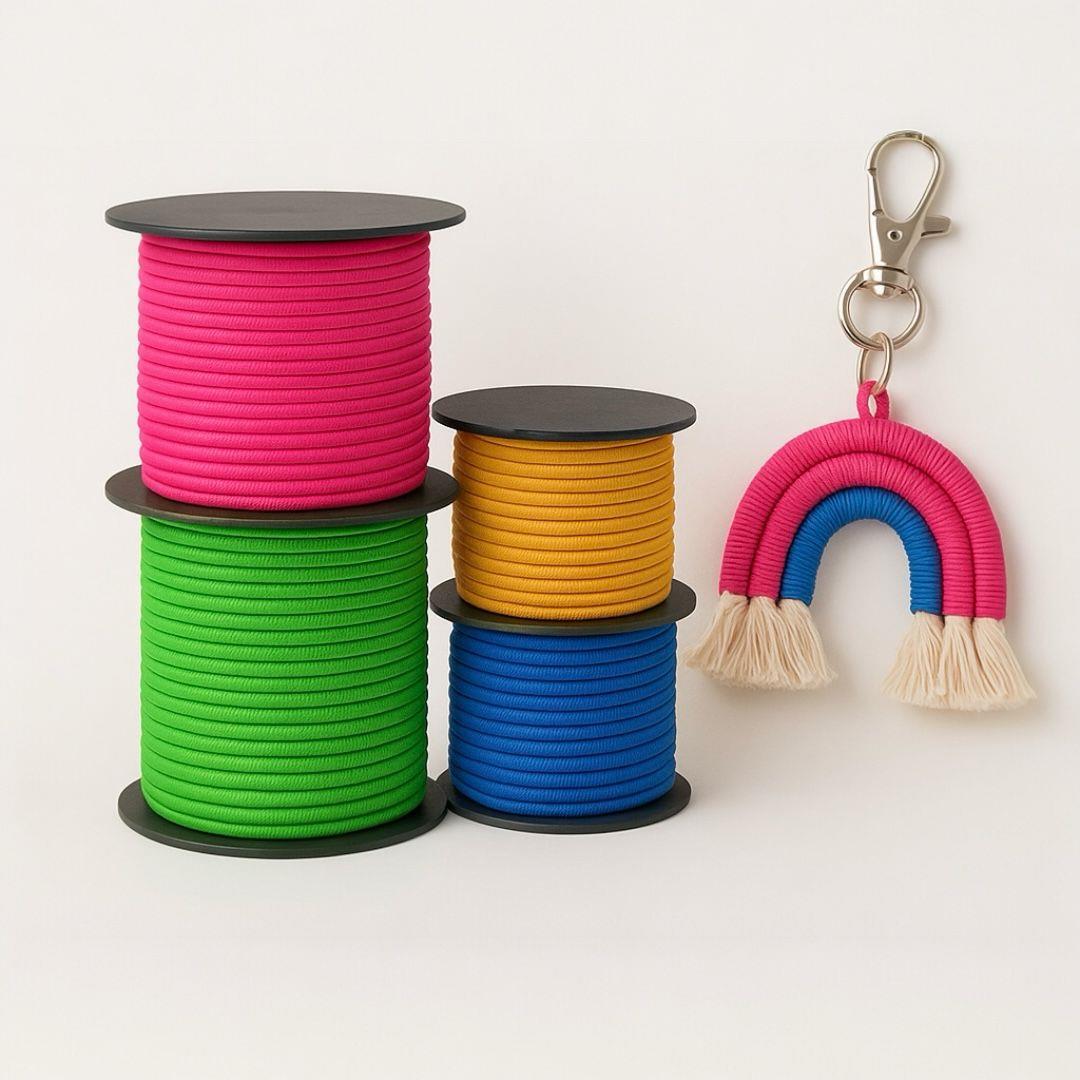 Renkli Yuvarlak 1.2 MM Lastik Çeşitleri 