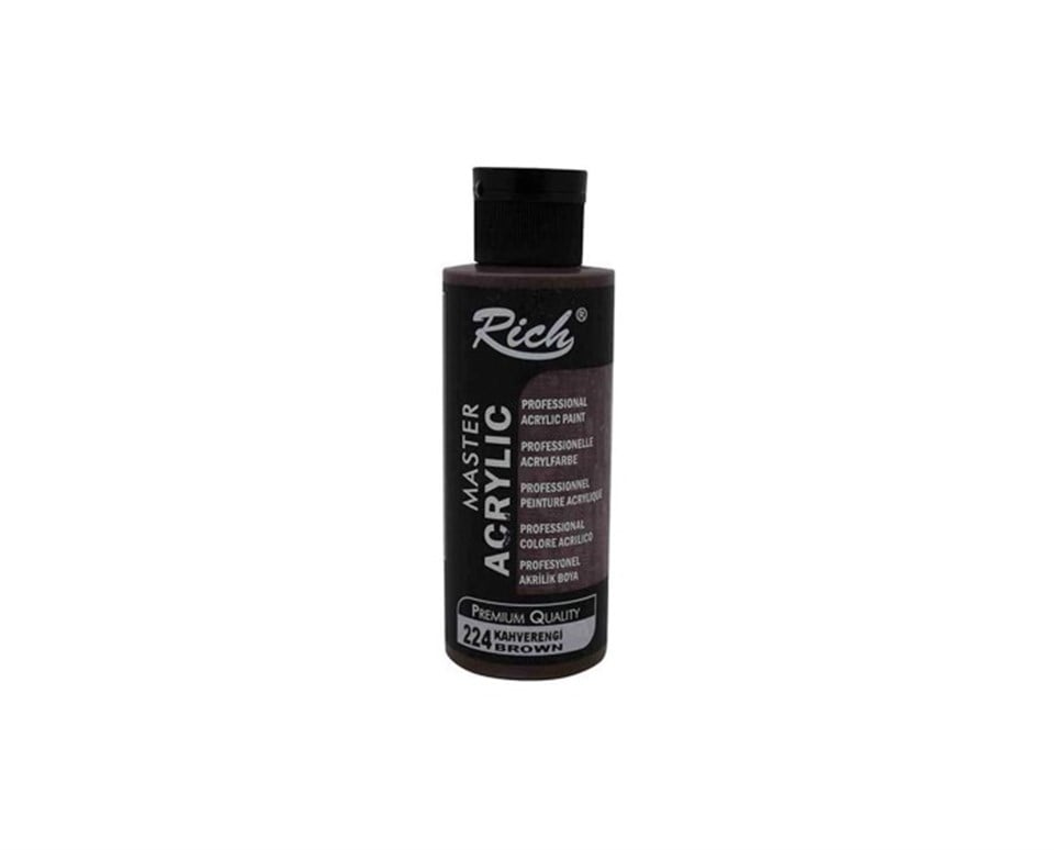 Rich Master Akrilik Boya 224 Kahverengi 120cc