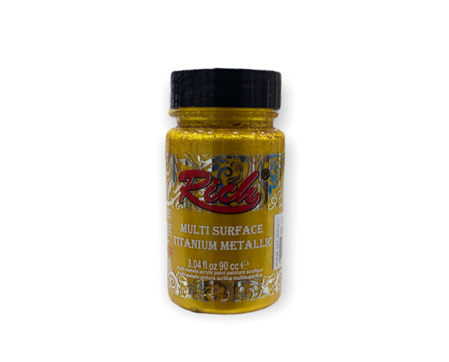 Rich Multi Surface Som Altın Titanium Metalik Boya 90cc 