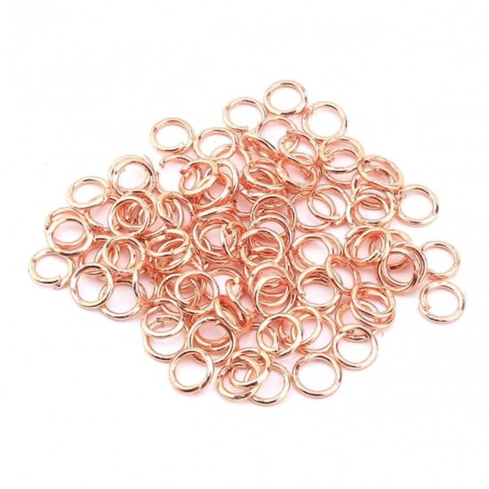 Rose Gold 8 MM Takı Halkası - 3 Gram 