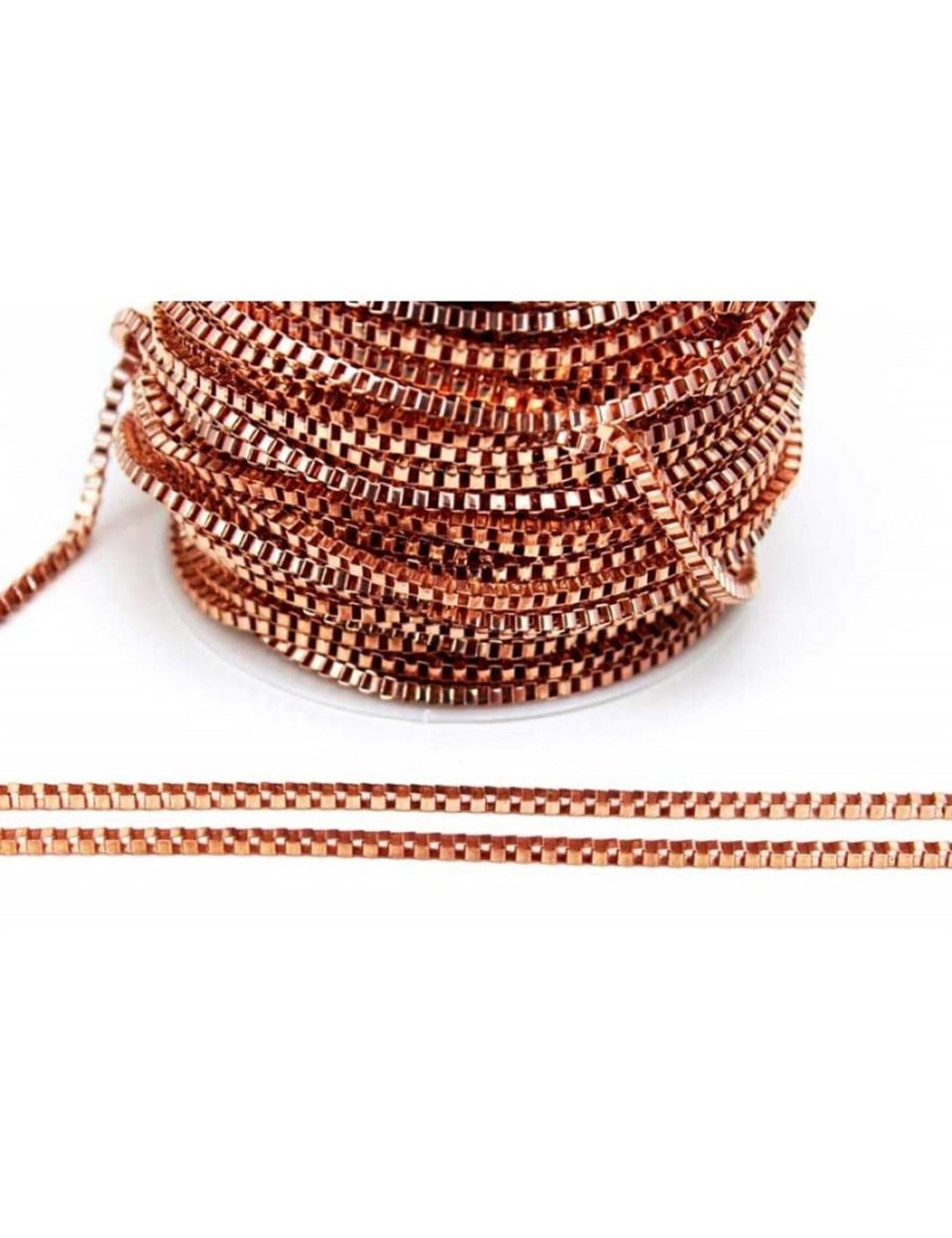 Rose gold BOX Zincir Model / 1 METRE