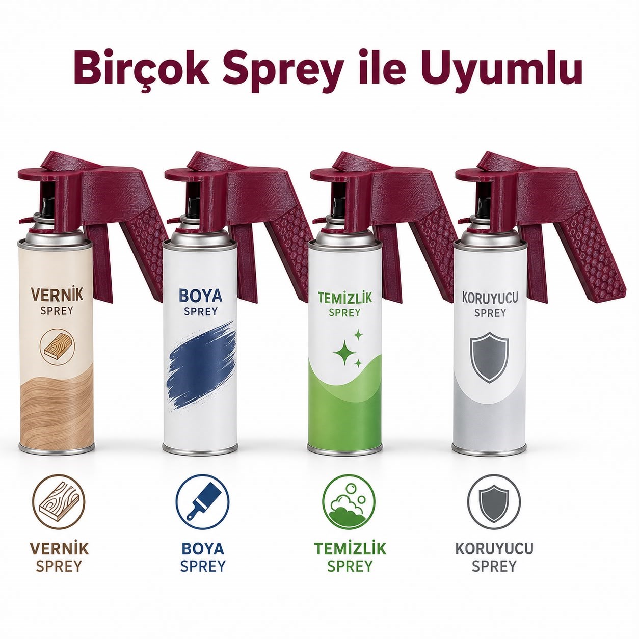 SpreyGrip - Ergonomik Sprey Tetik Aparatı