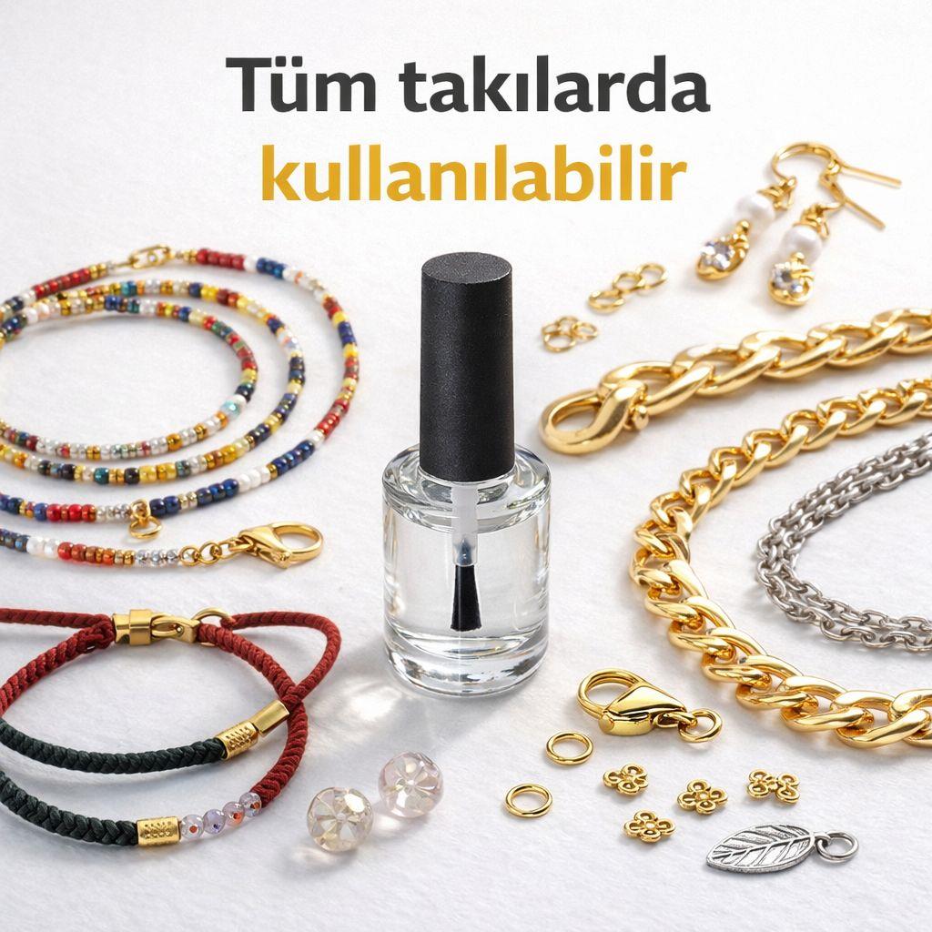 Takı Sabitleyici, Onarım ve Koruyucu Şeffaf Vernik – 12 ML
