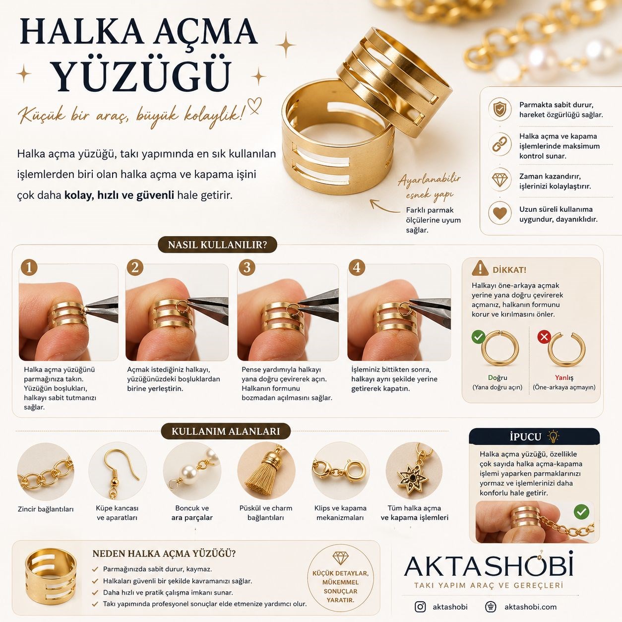 Takı ve Klips, Halka Açma Yüzüğü