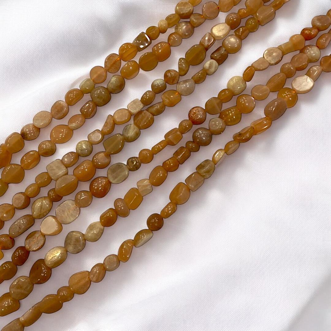 Tamburlu, Dizi Doğal Taş Orange Aventurine