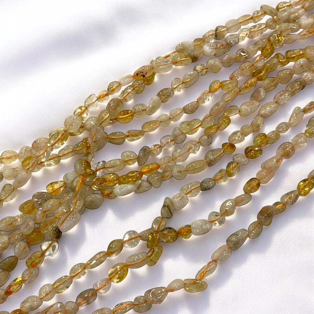 Tamburlu, Dizi Doğal Taş Sitrin - Citrine