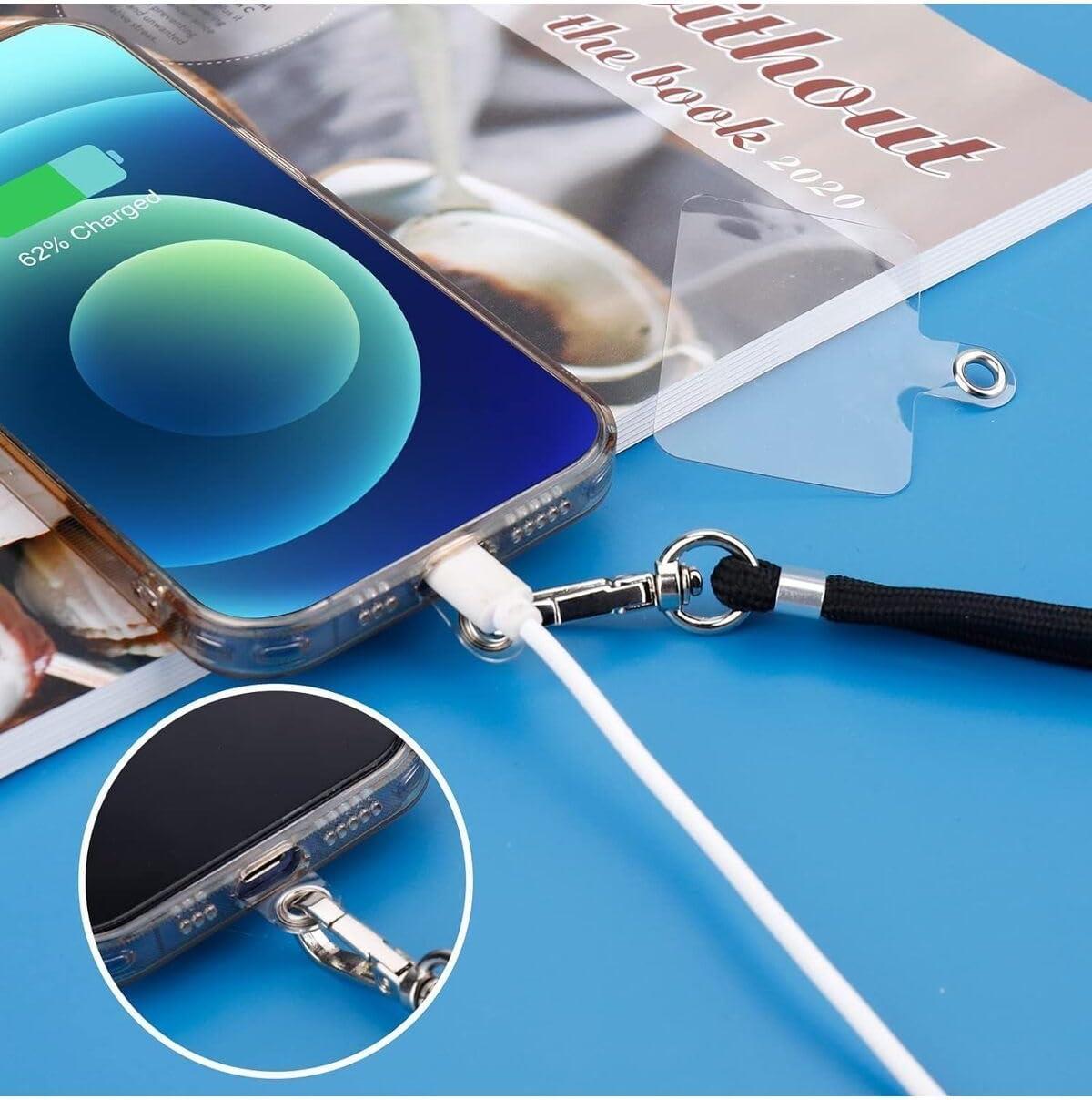 Telefon Boyun Askı Aparatı 5li Paket, Universal – Şeffaf