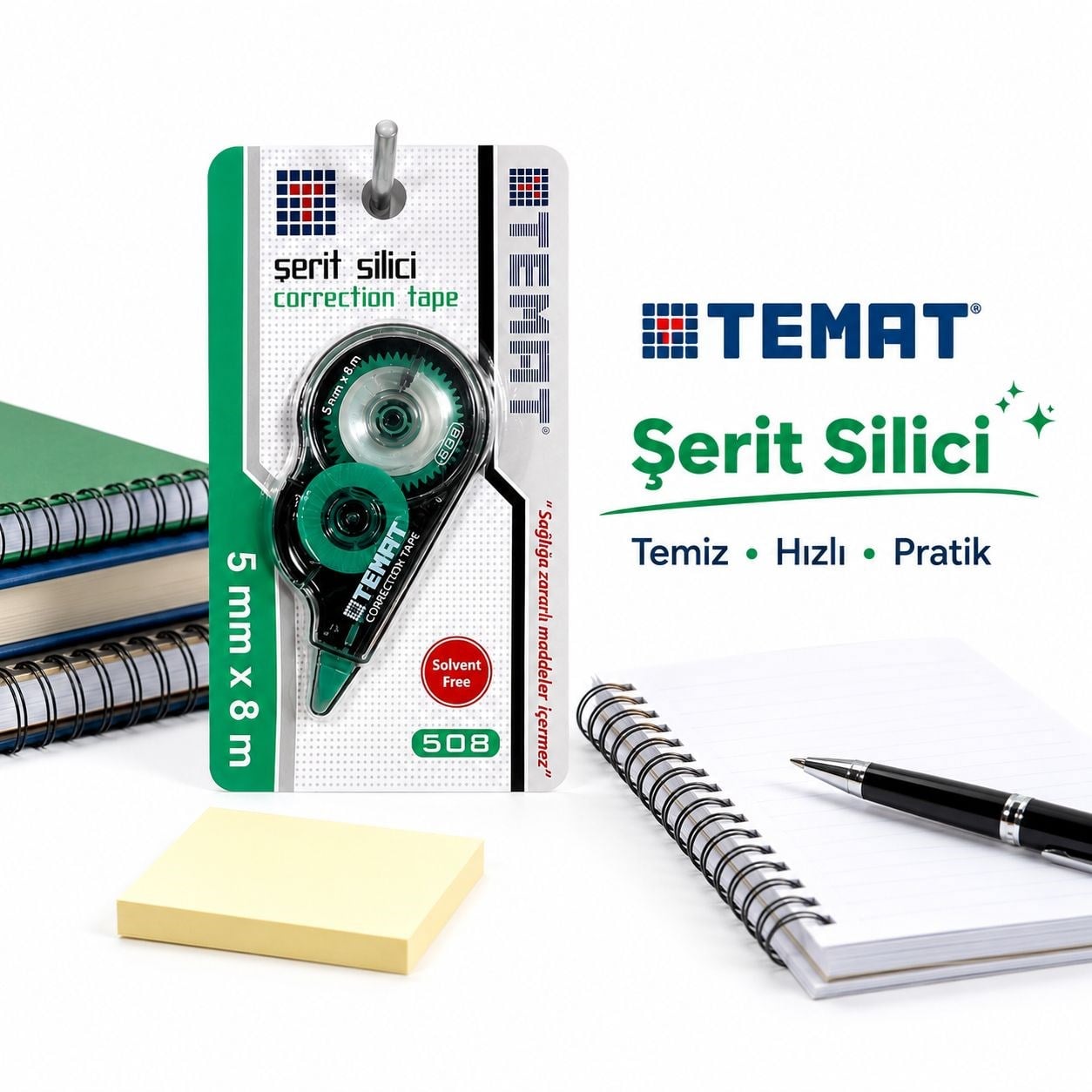 TEMAT Şerit Silici – Temiz, Hızlı ve Pratik Düzeltme