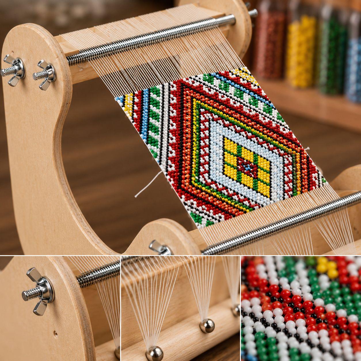 Yeni Nesil Bead Loom Dik Dokuma Tezgahı