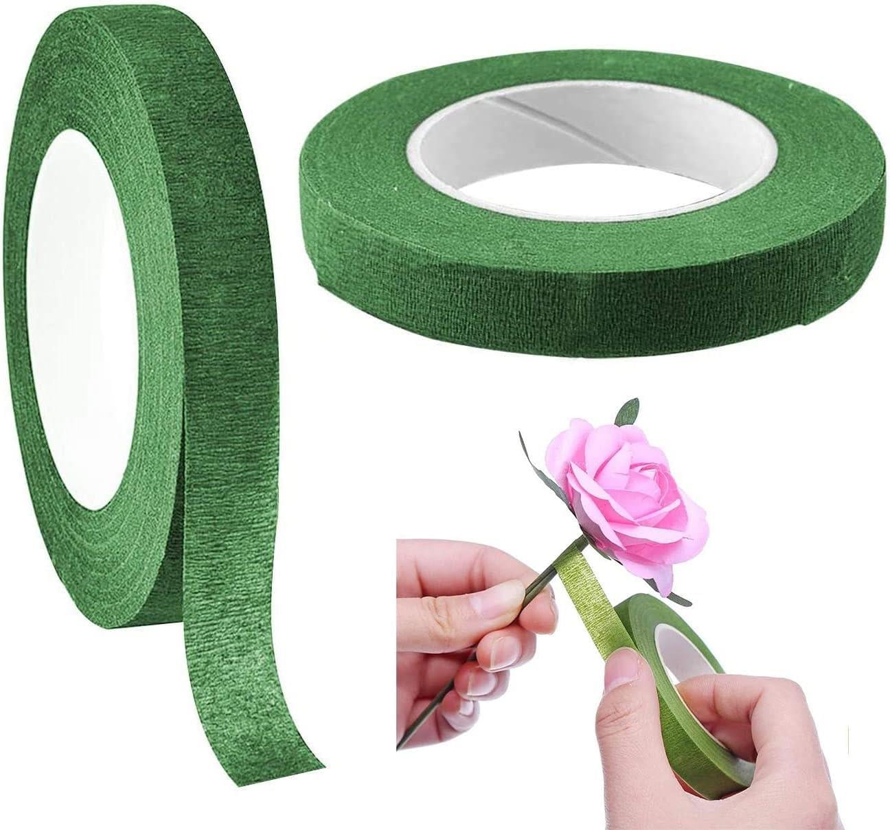 Yeşil Çiçek Bandı 12 MM - 50 Metre