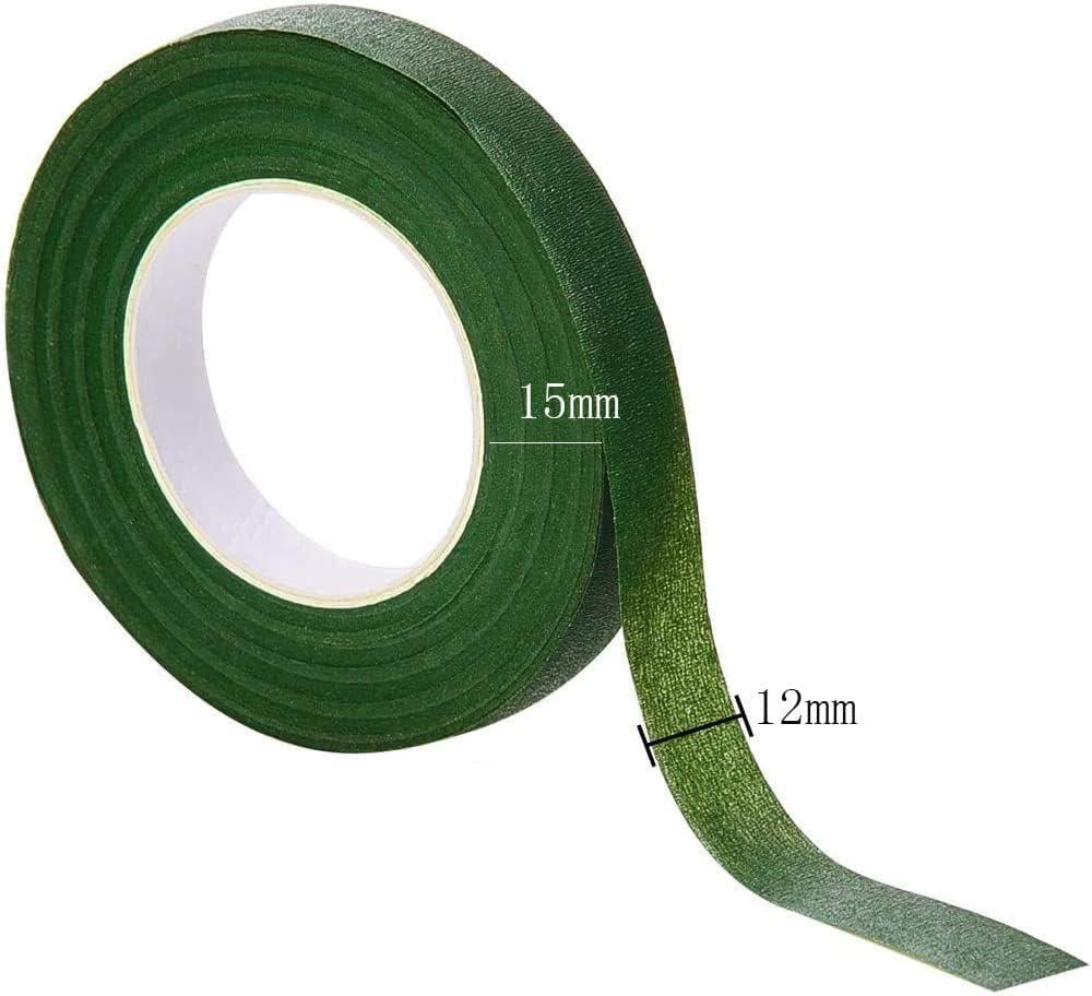Yeşil Çiçek Bandı 12 MM - 50 Metre