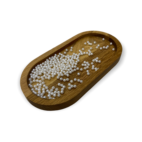 Yuvarlak 4 MM İnci 10 Gram Paket - 01