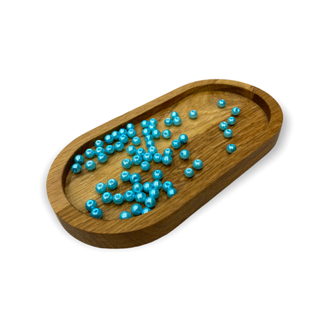 Yuvarlak 6 MM İnci 10 Gram Paket - 12